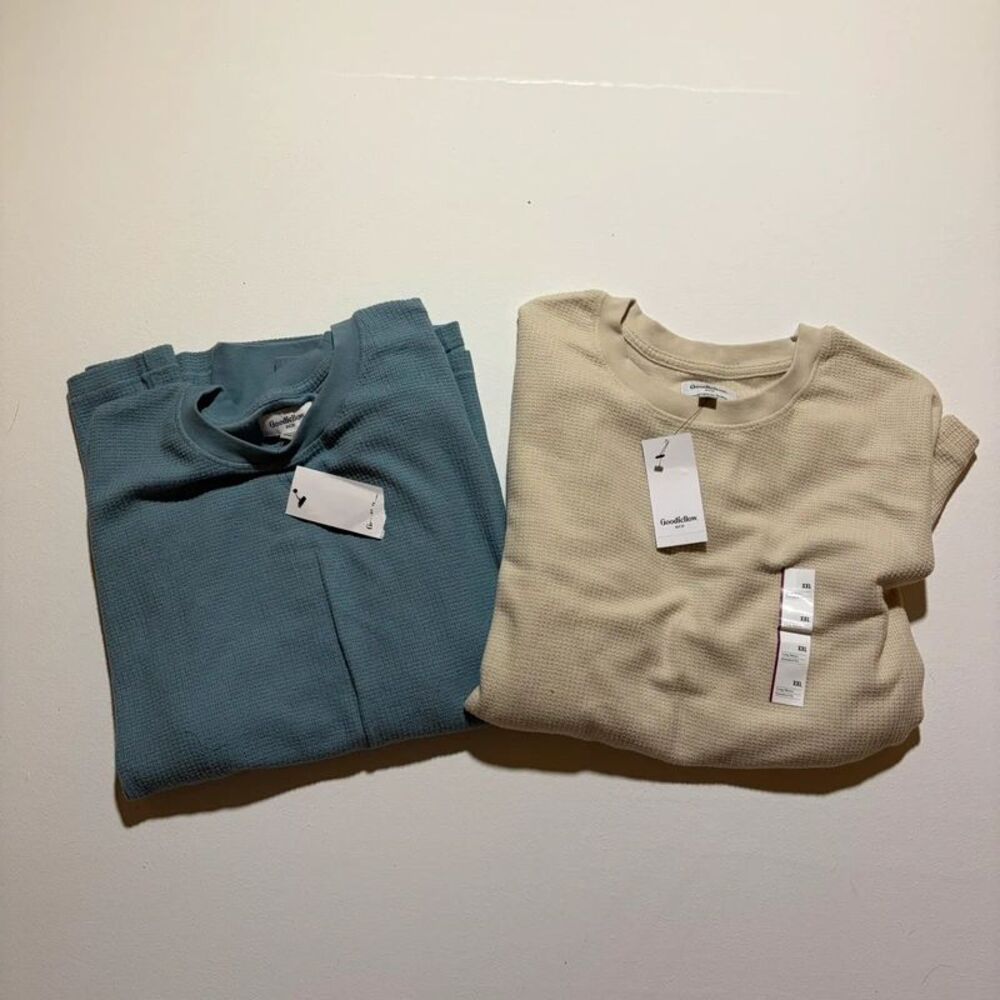 Lot of 2 brand New with Tags Waffle Knit Good Fellow Thermals